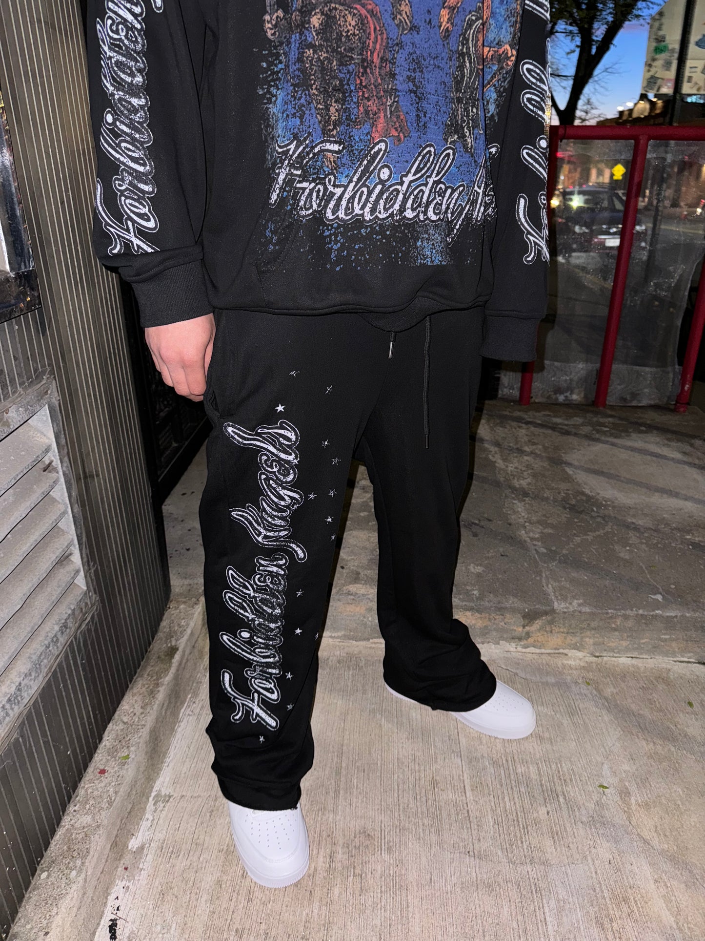 “PROTECTED BY ANGELS” SWEATPANTS