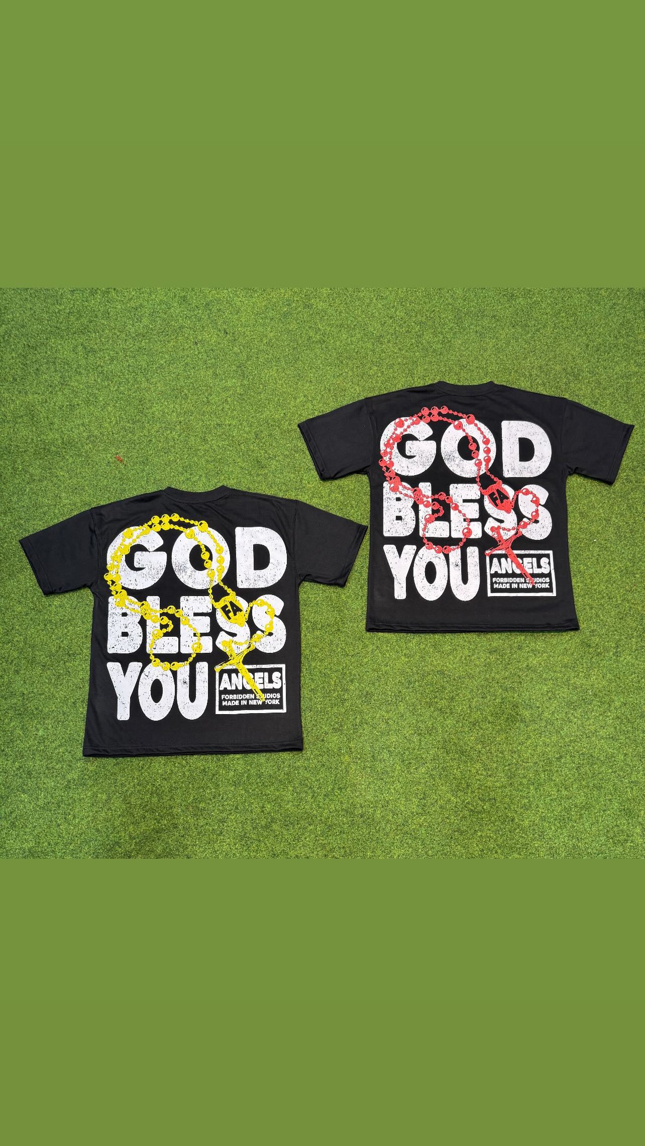 2 PACK “GOD BLESS YOU” TEE